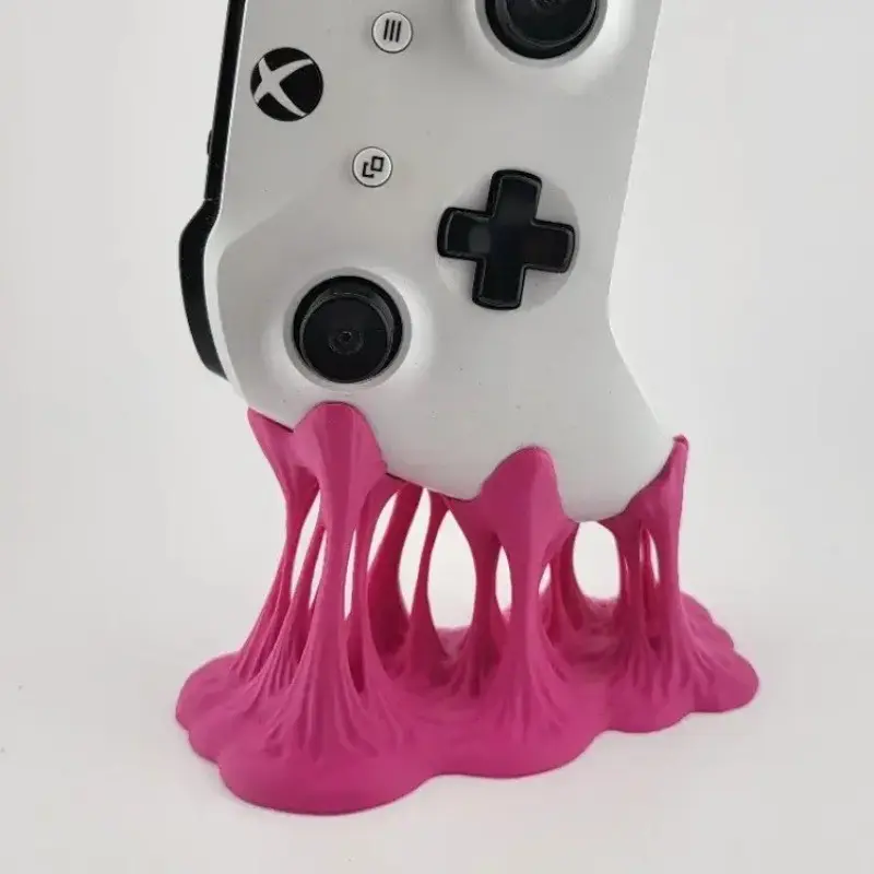New 2026 Bubblegum Shape Desktop Organizer, 3D Printed Xbox Controller Stand, Novelty Storage Rack, Unique Design for Gaming Accessories