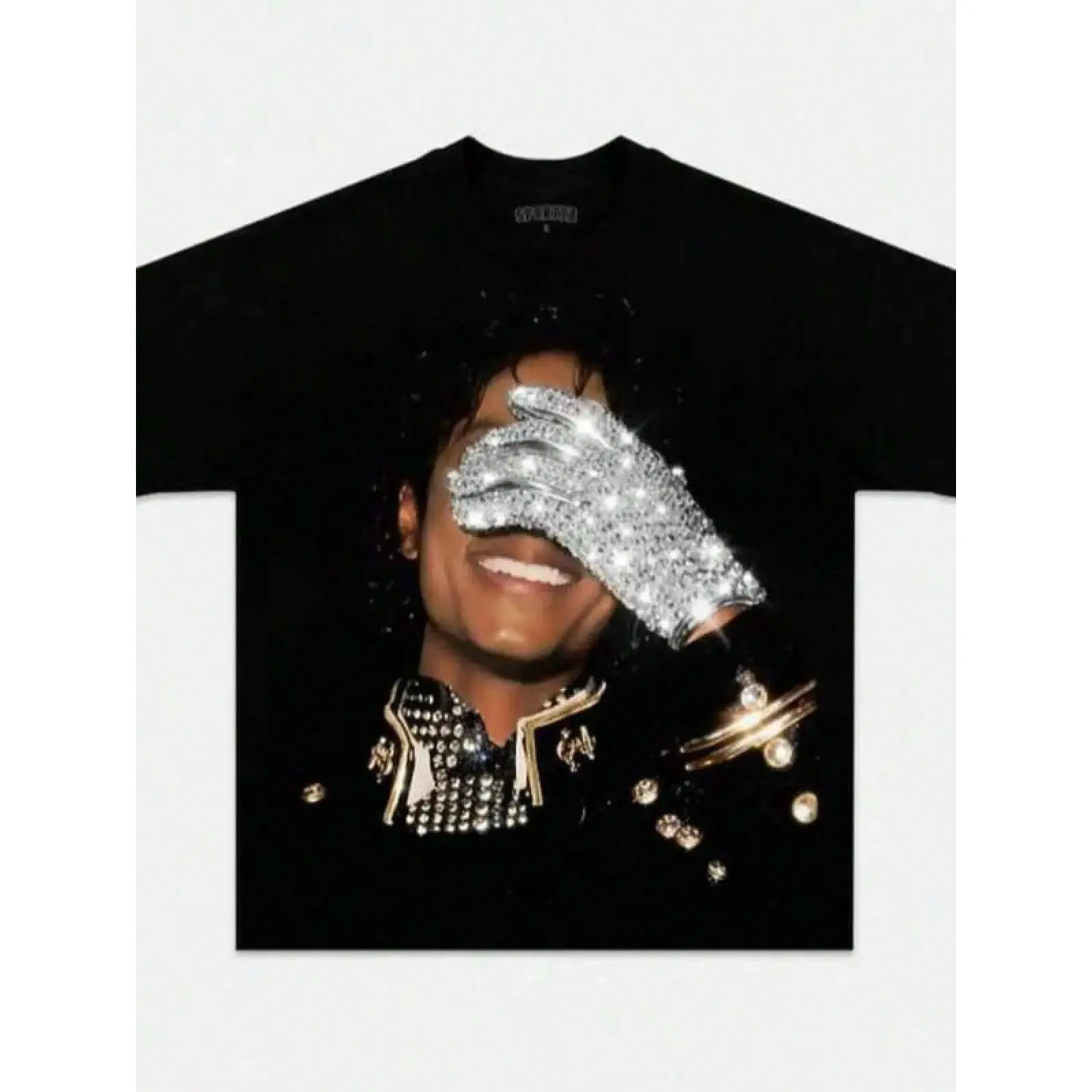 Men's 100% Cotton Jackson Glove Graphic Streetwear T-Shirt - Vintage 90s Casual Short-Sleeve Top, Tshirt, Shortsleeve, Menswear, Round Neck, Graphic Shirts, Male Clothing, Vintage Graphic Tees