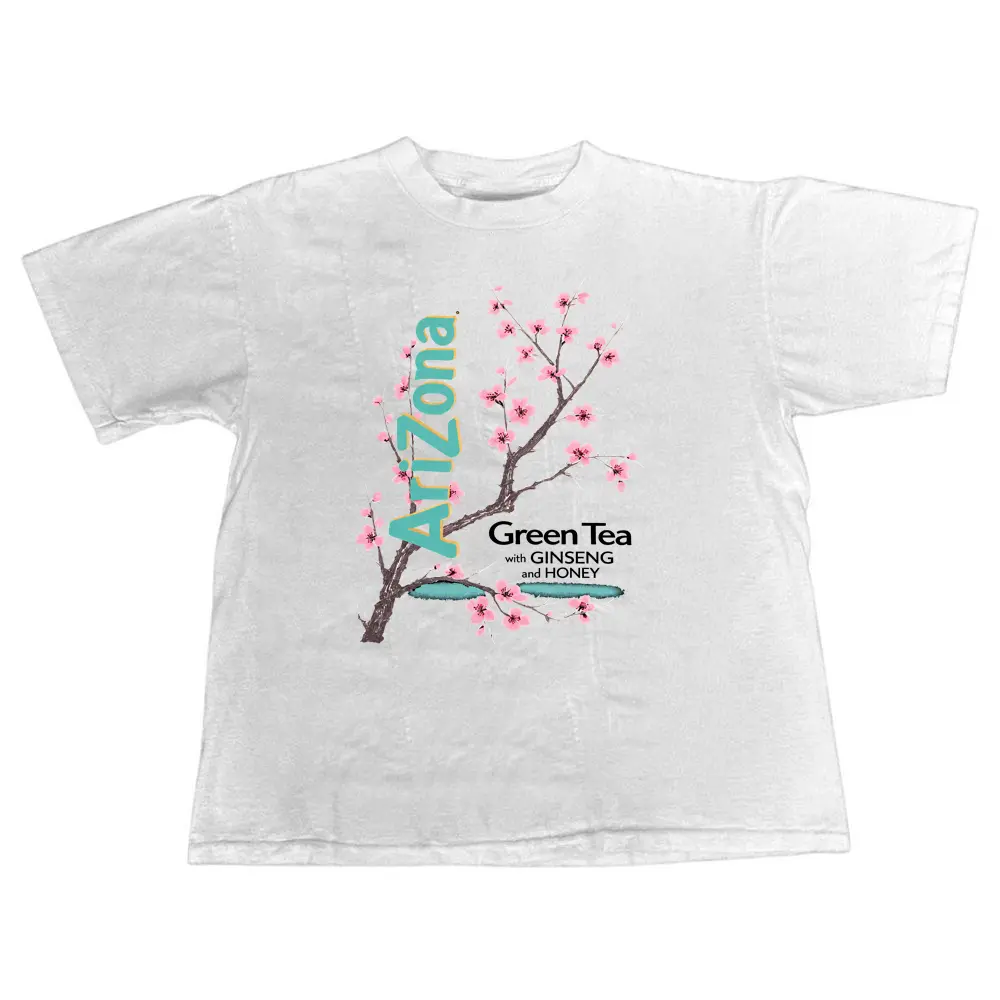 The Vintage Arizona Green Tea Cherry Blossom Shirt, Gift For Woman, Gift For Men, Womenswear Top Underwear Streetwear, Trending Shirt