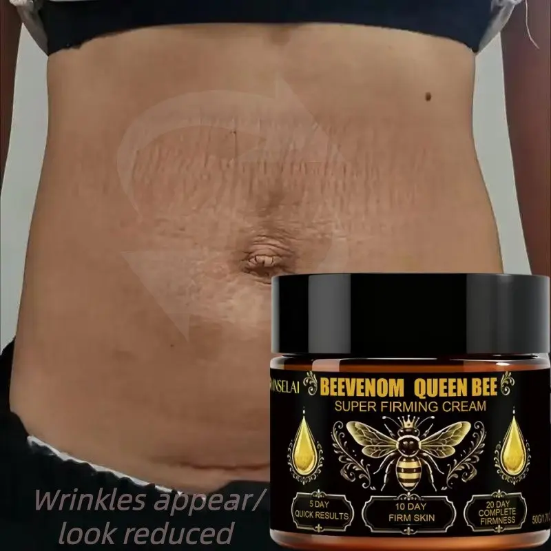 Bee Venom Firming Cream, Lifting and Tightening, Moisturizing, Hydrating, Rich in Bee Venom, Collagen, Vitamin C, for Arms, Thighs, Abdomen