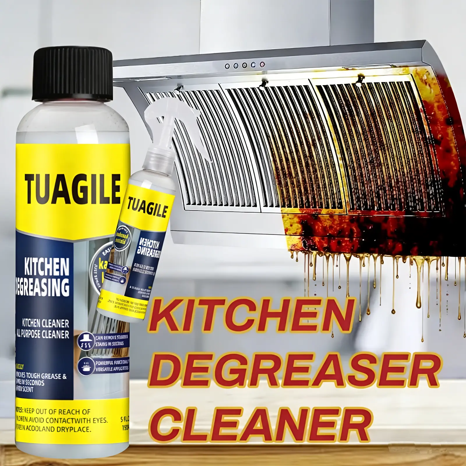 All-Purpose Cleaner for Indoor RVs - Stove Oven Cleaner, Kitchen Degreaser, Automotive Car Washing & Maintenance Single Unit