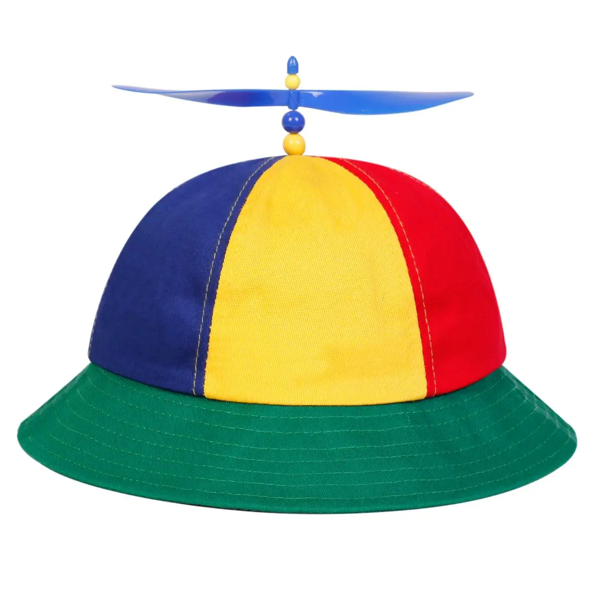 Unisex Propeller Bucket Hat Outdoor Adjustable Sunscreen Leisure Hat Spring Autumn Travel Tourism Beach Vacation