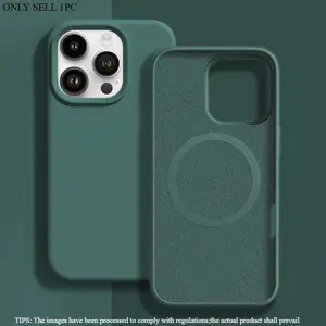 Luxury Feel Magnetic Smartphone Phone Case Cover Casing Protective Covers for iPhone 17, 16, 15, 14, 13, 12, 11 Pro Max And 16 Plus, Supports Wireless Charging, Simple Solid Color Protective Phone Case for Both Men And Women, Accessories