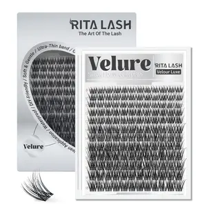 Velure | RITALASH 144pcs Velure Eyelash Extension Lashes with Ultra-Dense, Waterproof, Long-Lasting Lashes | Venus | Natural Daily | Beginner-Friendly | Popular & Must-Have Clusters