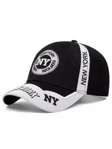 Embroidered NY baseball cap, NEW YORK letter duckbill cap, adjustable sun protection, unisex, high-quality, suitable for outdoor sports, leisure travel, and beach vacations, Adjustable Snapback Cap, quality caps