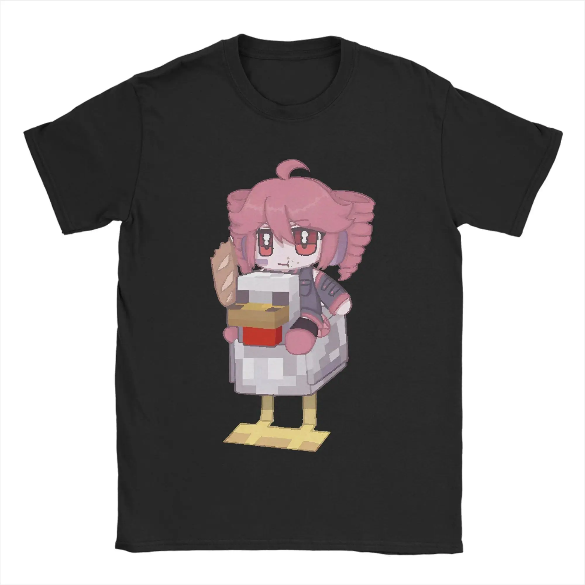 T Shirt Summer Funny Cute Streetwear T Shirts Cotton Harajuku Tee Shirt for Men Short Sleeve Round Neck Pattern Tops