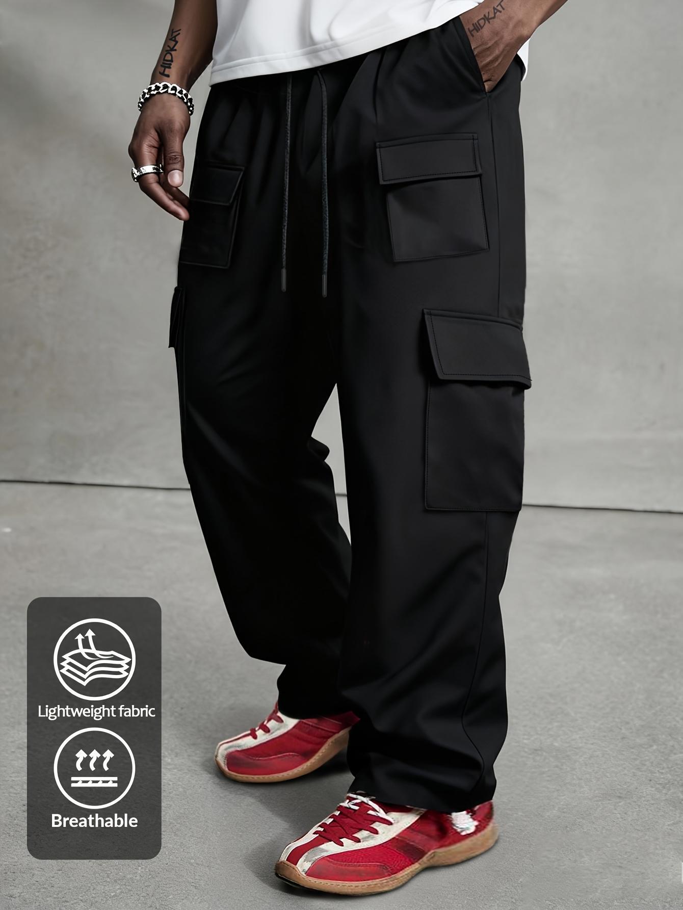 Men's Cargo Pants, Men's Casual Cargo Trousers, Men's Lightweight Breathable Pants, Men's Elastic Waist Cargo Pants, Men's Streetwear Cargo Pants Men's Cargo Pants, Men's Casual Cargo Trousers, Men's Lightweight Breathable Pants, Men's Elastic Waist Cargo Pants, Men's Streetwear Cargo Pants