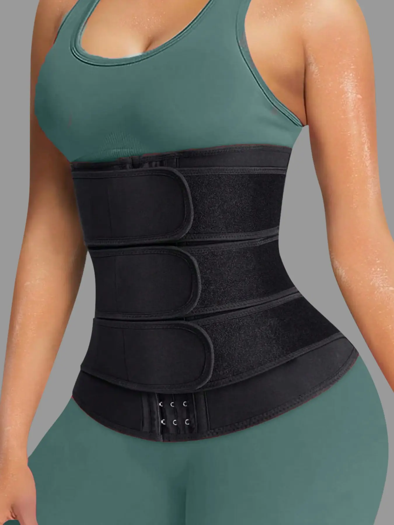 Women's Sports Waist Trainer Belt, Adjustable Buckle Velcro Compression Waist Cincher, Abdominal Control Band, Fitness Training Waistband, Exercise Waistband, Fitness Accessories