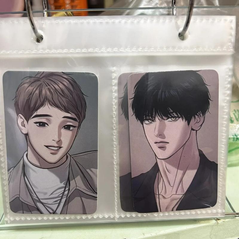 2 Pcs/Set NEW BL Manhwa Lomo Card Dong-gyun,Alex Comic Characters 3 Inches HD Photocard Postcard Friends Cosplay Gift
