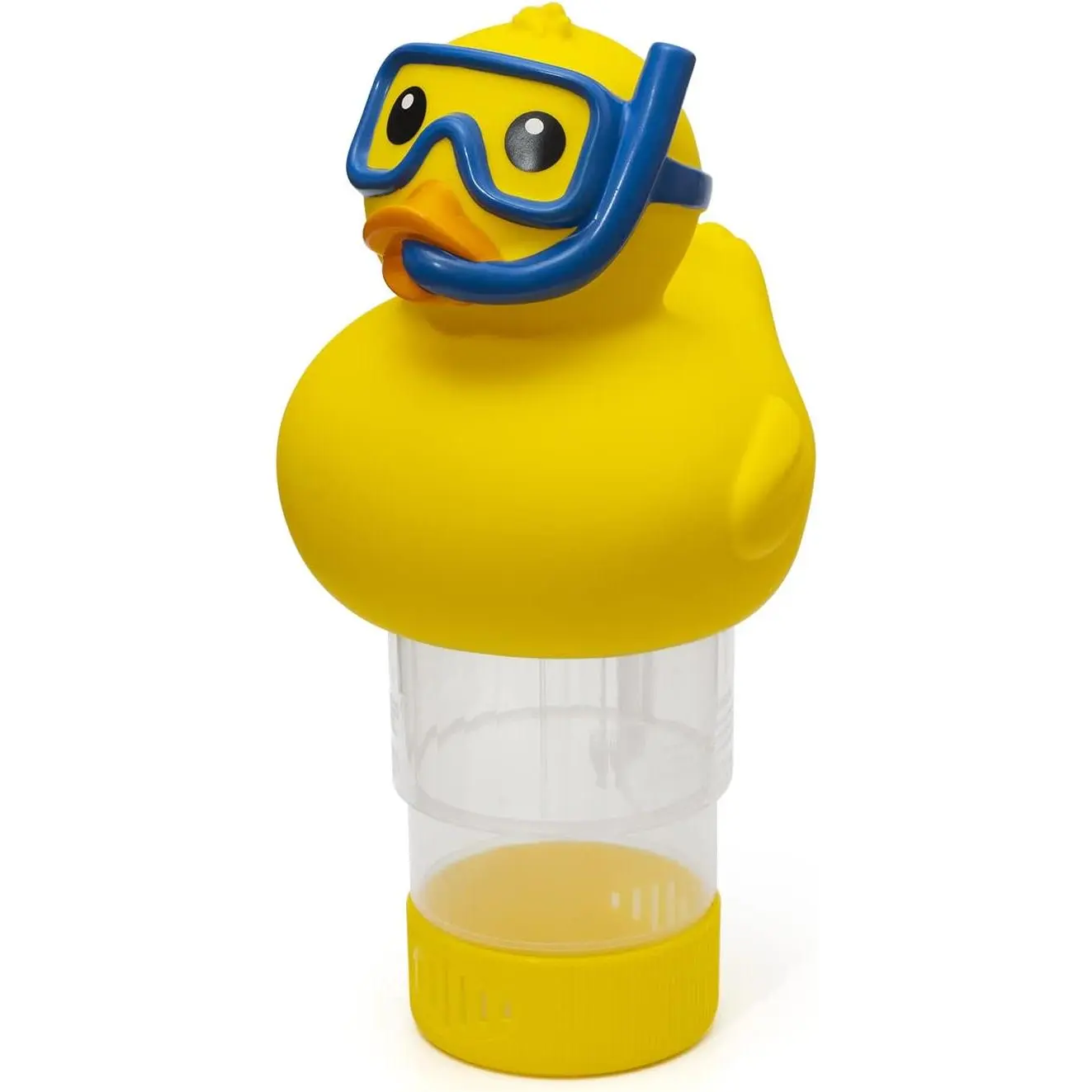 Premium Duck Floating Pool Chlorine Dispenser, Swimming Pool Accessory for 1" and 3" Chemical Tablets, Bromine Holder, Swimming Pool Accessories