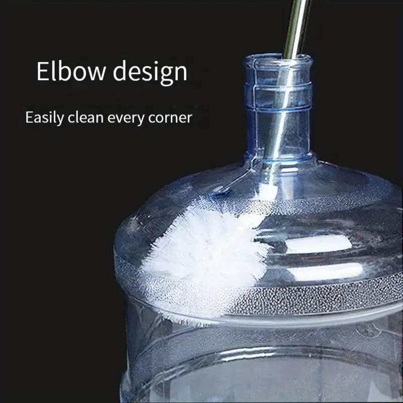 5 Gallon Water Tank Cleaning Brush, Bucket Brush, Cup Brush, Extended Cup Cleaner, Large Glass Bottle Brush, Flexible Bristles, Household Cleaning Tool