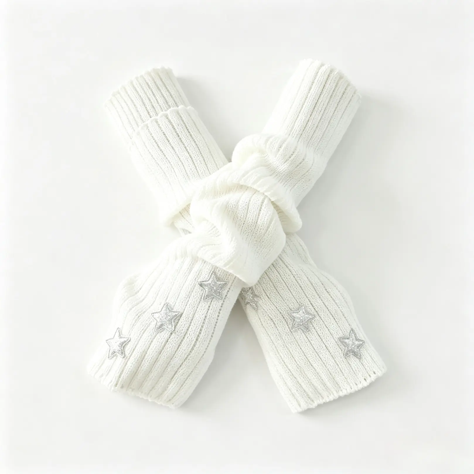 Women's 1 Pair Trendy Star Decor Arm Sleeves, Cute Cozy Warm Arm Sleeves for Daily Wear, Fashion Y2k Accessories for Women & Girls, Winter Gloves