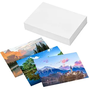 100 Sheets 3.5" x 5" Premium Glossy Photo Paper, 180 gsm Glossy Picture Printer Brochure Paper for Office Printing Supplies