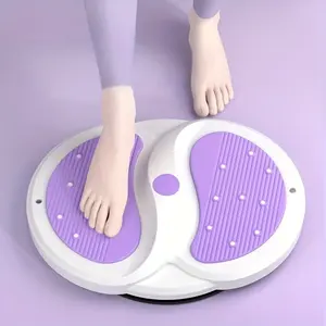 Yoga waist twisting machine, 3D exercise yoga twisting board - a lazy fitness tool with a weight capacity of 771.62 pounds, allowing you to tighten your abdomen even while lying down. A must-have waist twisting turntable for office workers