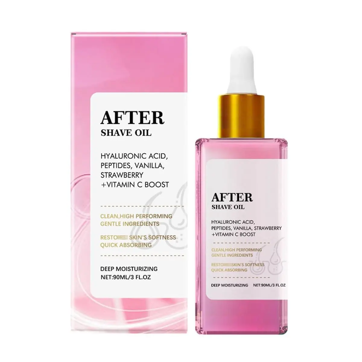 Strawberry Vanilla Soft Serve After Shave Oil for Women 1 Bottle | Hydrating Shaving Oil for Smooth Skin, Prevent Ingrown Hairs & Dryness Post Shave Care #BeautyTok #SkincareForWomen #SelfCare #BodyCare #ShavingRoutine