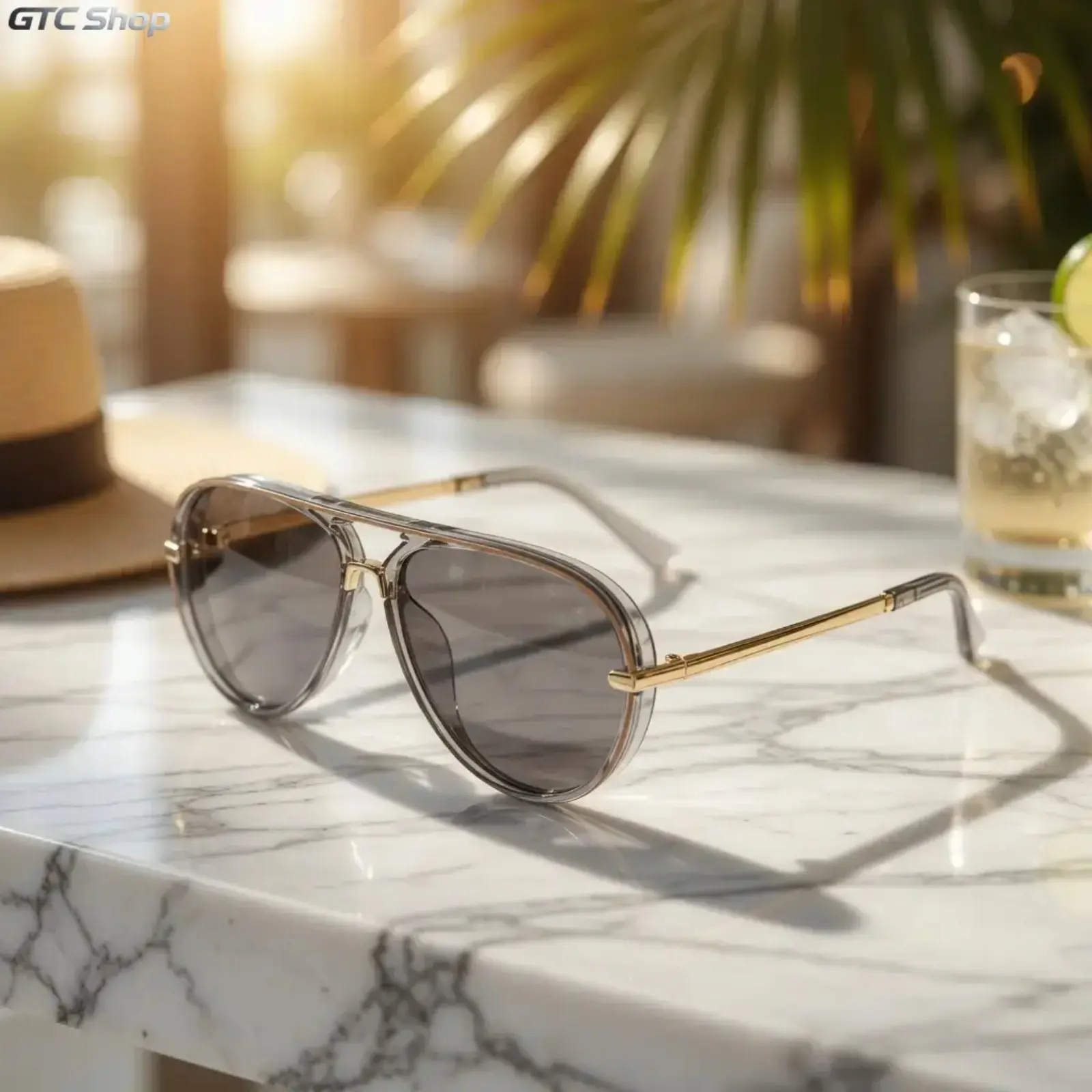 Retro Aviator Sunglasses - 2025 New Multi-Color Gradient Fashion Sunglasses for Men & Women, Trendy Casual Outdoor Accessory