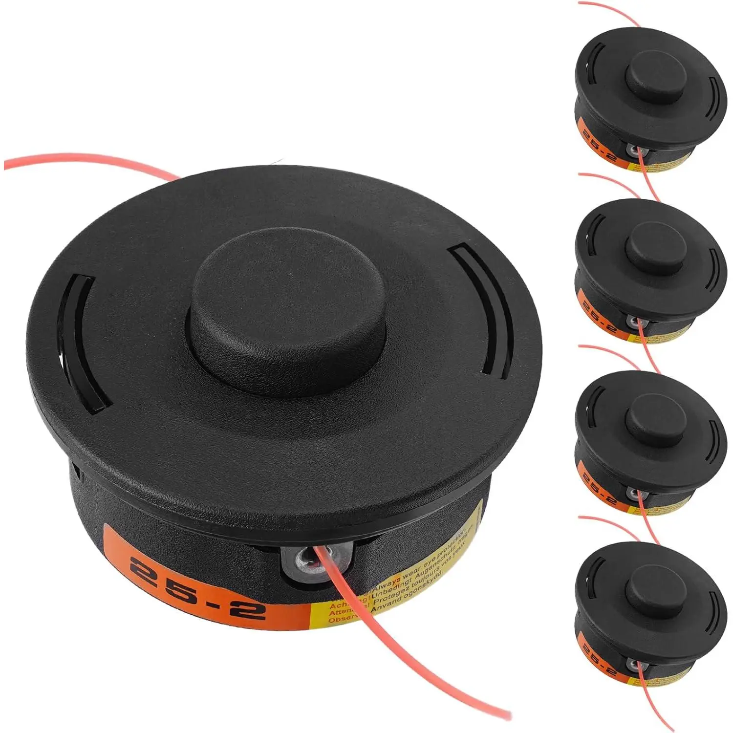 5-Pack 25-2 Trimmer Head 4002 710 2108 Compatible with FS55 FS55R FS56 FS70 FS80 FS85 FS90 FS91R FS94R FS100RX FS110 FS120 FS130 FS131 FS240 for Weed Eater String Trimmer Replace#4002 710 2191, Split, String Trimmers