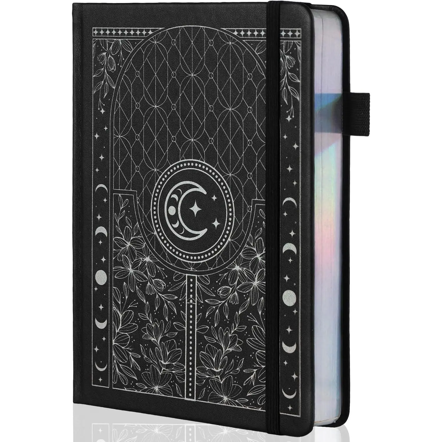 Dotted Journal Notebook, 160gsm 190 Numbered Thick Paper, A5 Hardcover Dotted Grid Diary for Women Men Work Writing, Journaling, Drawing, 5.8 x 8.3 in