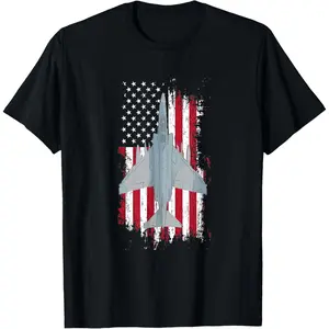 F-4 Phantom American Flag Military Aviation Shirt Women Men T-Shirt