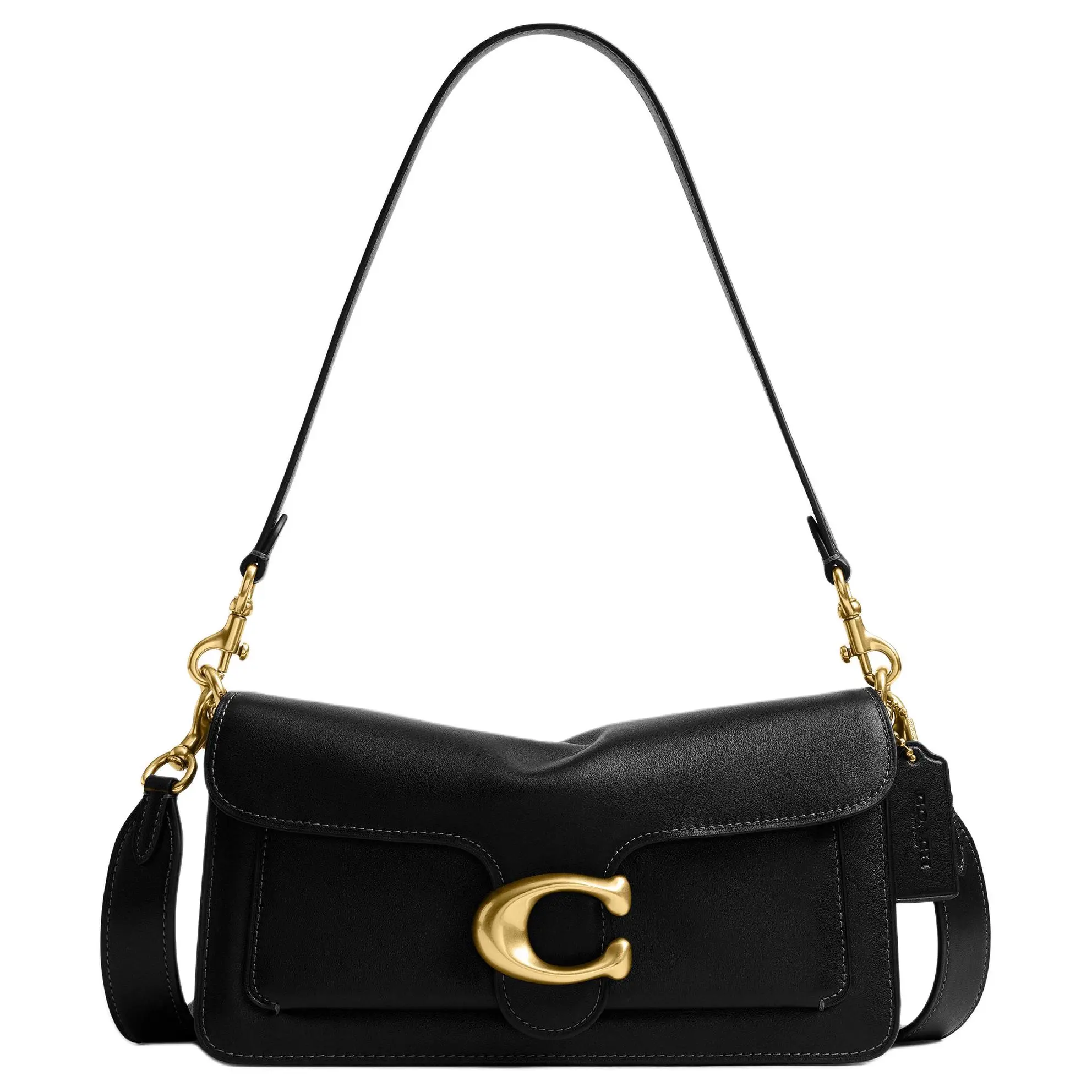 COACH Tabby 26 Crossbody Bag for Women – Classic Logo Hardware, Genuine Leather, Black