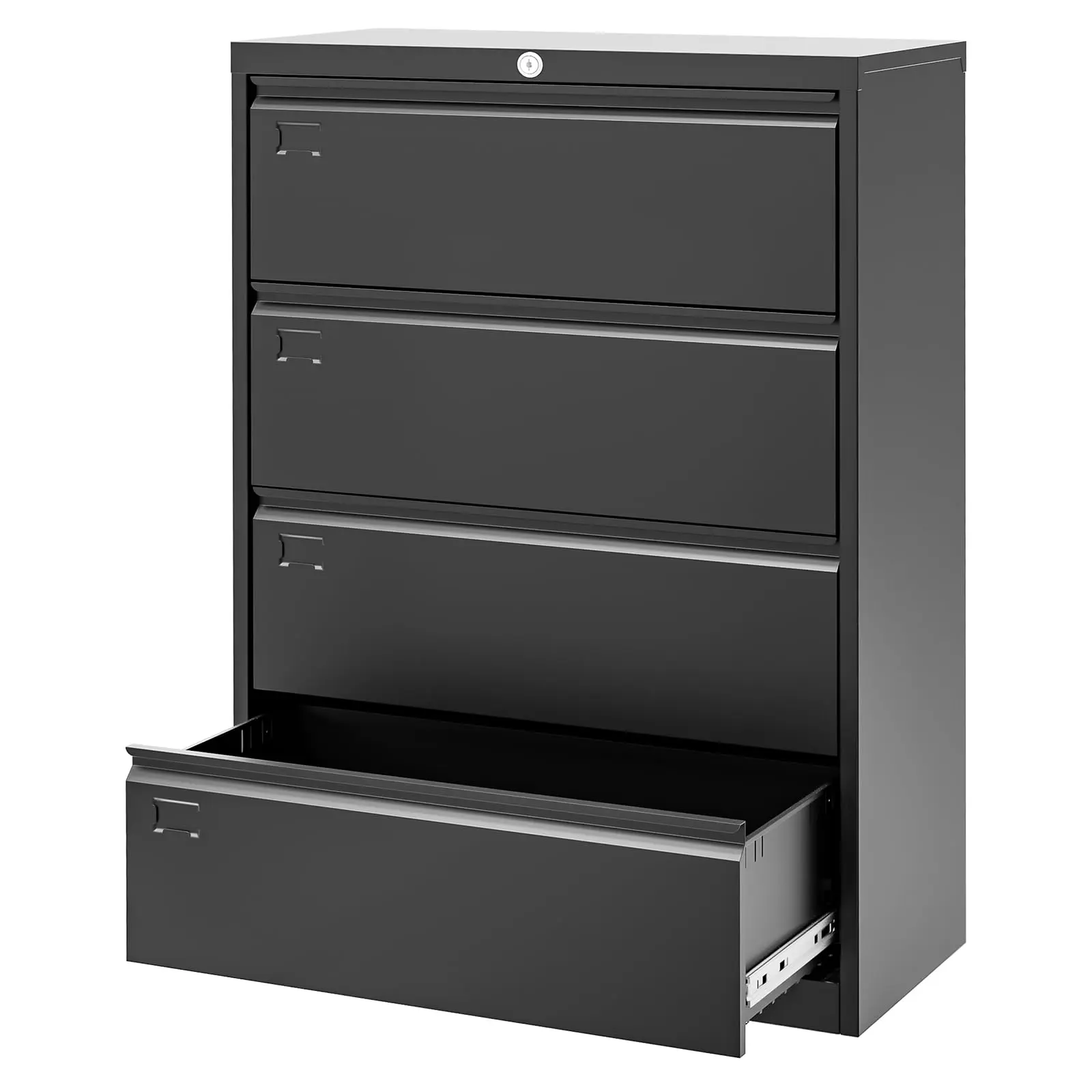Lockable Rolling Garage Storage Cabinet, Heavy Duty Metal Tool Organizer with 4 Adjustable Shelves, Pegboard and Magnetic Doors for Workshop, Home & Office