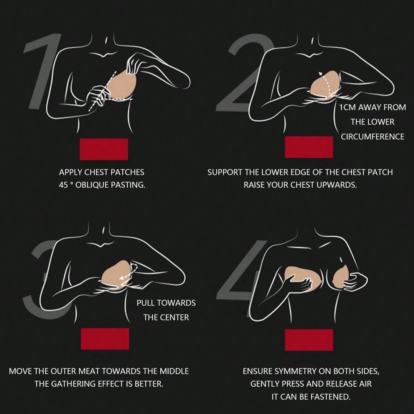 Sticky Bra Backless Adhesive Strapless Invisible Push Up Bra, Seamless Self Adhesive Silicone Lingerie for Women, Reusable Nipple Cover Accessories