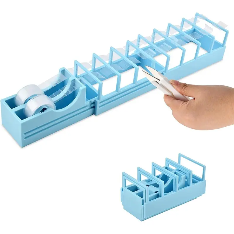 Double Roll Desktop Tape Dispenser, Craft Tape Cutter Tool, Ideal for Gift Wrapping, Office Use, DIY Projects, Essential Organizer