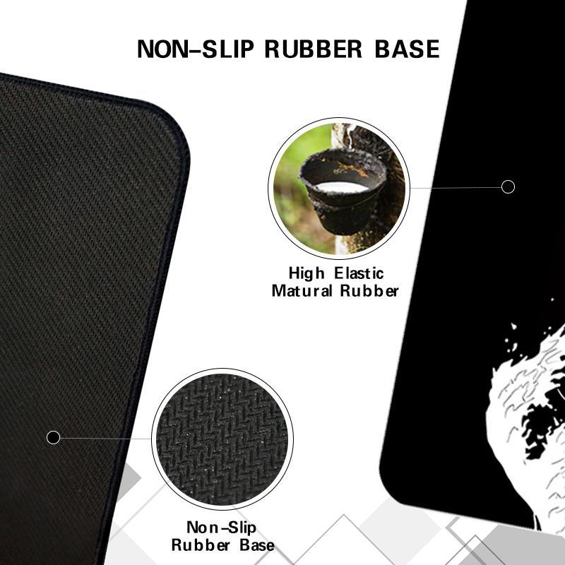 Wave Pattern Mouse Pad, Large Gaming Mouse Pad with Anti-Slip Rubber Base, Desk Mousepad for Gaming and Office Use, Computer Mouse Pad
