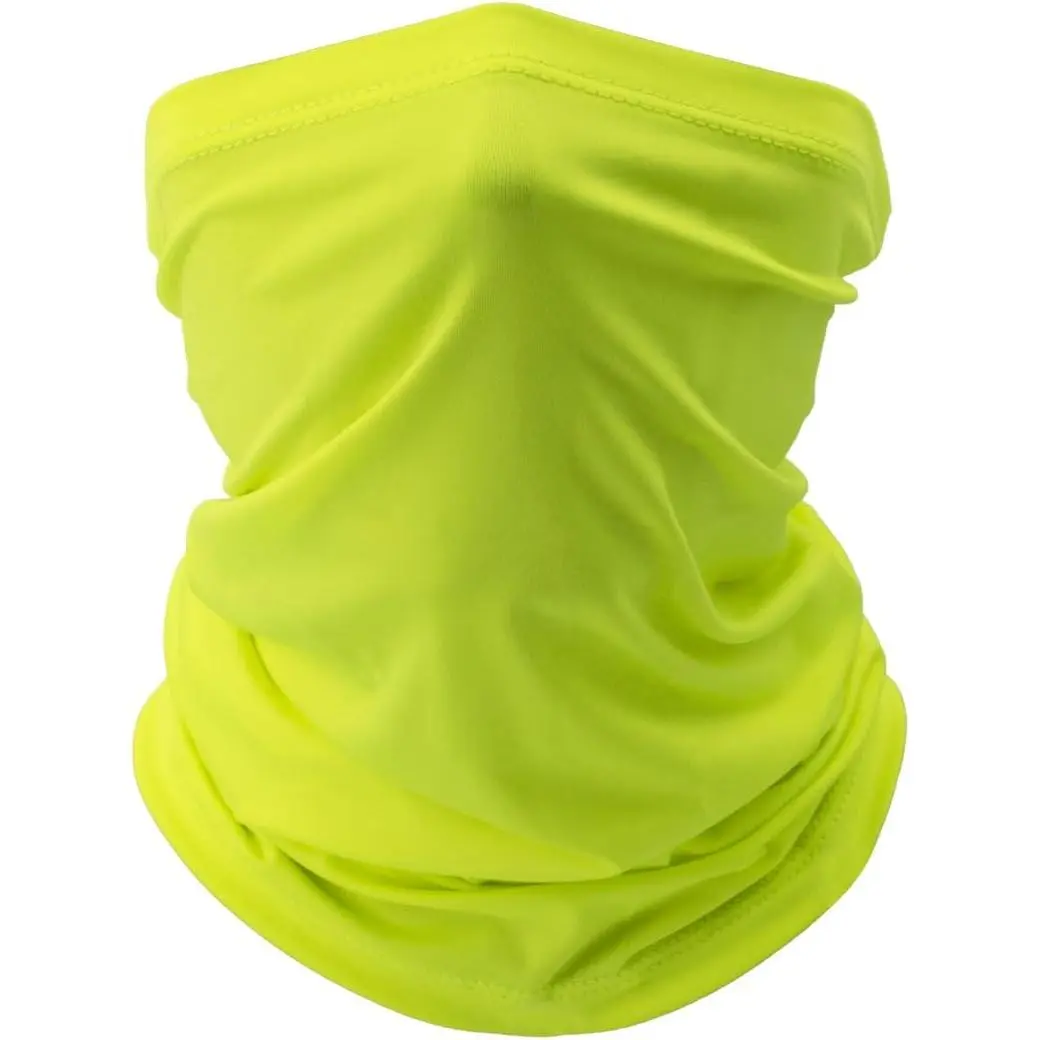 Lightweight Universal Stretch Fabric Fishing Neck Gaiter - Hand Wash, Sun Protection, Cooling, Dust-Proof, Breathable Face Cover for Men Outdoor Sports Running Hiking