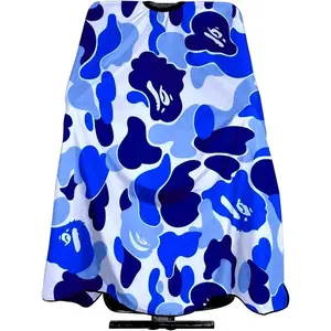 Adult Barber Cape,Camo Camouflage Professional Salon Haircut Capes,Haircut Kit Hairdressing Apron