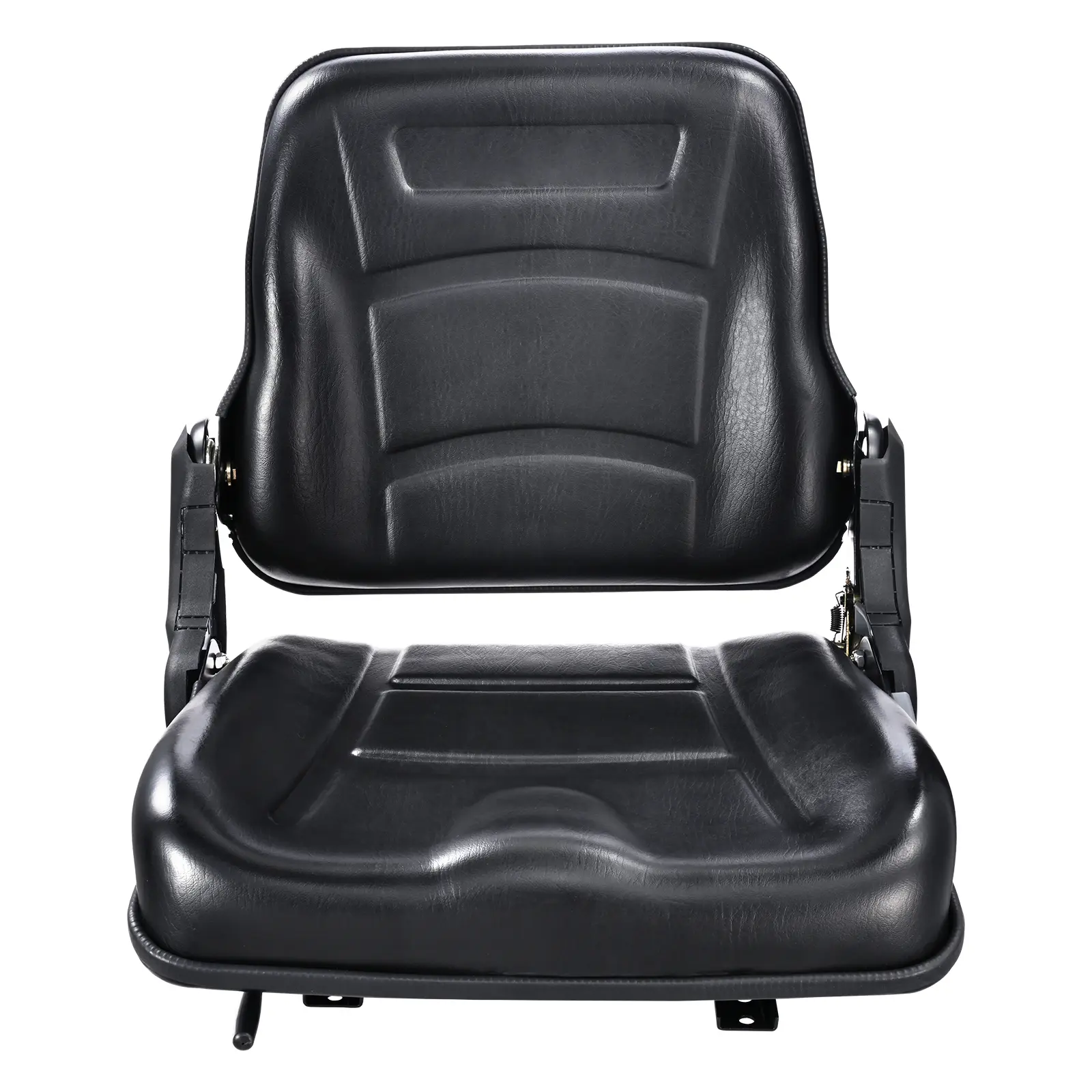 Universal Forklift Seat Fold Down Tractor, Fold Down Tractor Seat with Adjustable Angle Back and Micro Switch, Safety-First Driving, Backrest Adjustability, Extended Slot