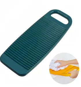 Wash Board,Non-Slip Laundry Washing Board, Household Washboard, Hand Wash Board, Manual Wash Clothes Laundry Pad Scrubbing Board for Household (Blue, Small)