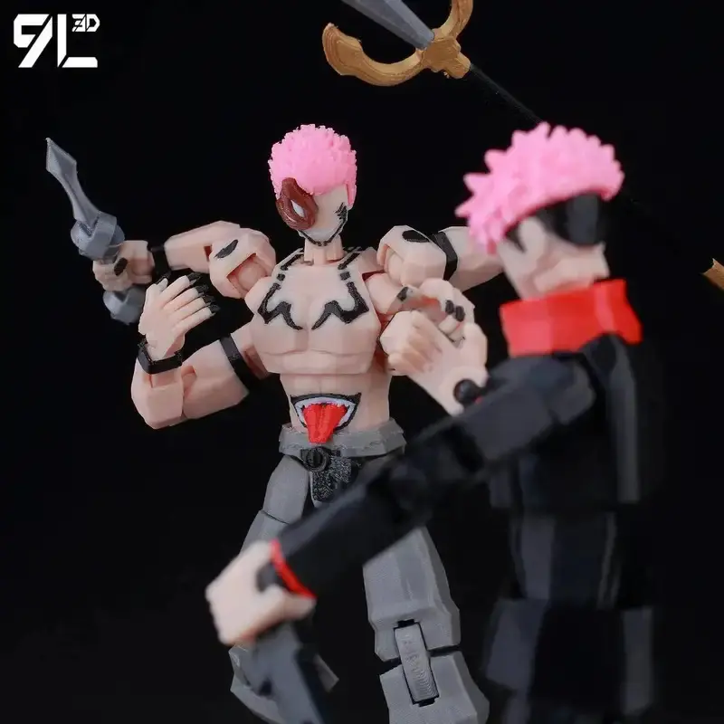 3D Printed Lucky13 T13 Dummy13 Titan13 Adjustable Multi-Pose Action Doll Hobby Display Toy Collectible Holiday Present