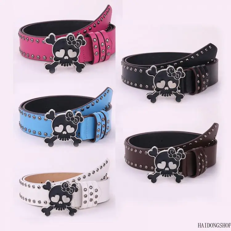 Viral Punk Rock Y2K Ins Aesthetic Rivet Skull Wide Waist Corset Belt For Men Women, Gothic Studded Waistband, Trendy Unisex Accessory For Livehouse Streetwear Concert Grunge Daily Outfit Styling tactical