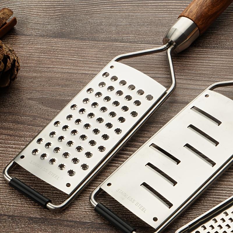 4pcs Set of Stainless Steel Graters, Multifunctional Vegetable Slicer for Lemon, Cheese, And Ginger