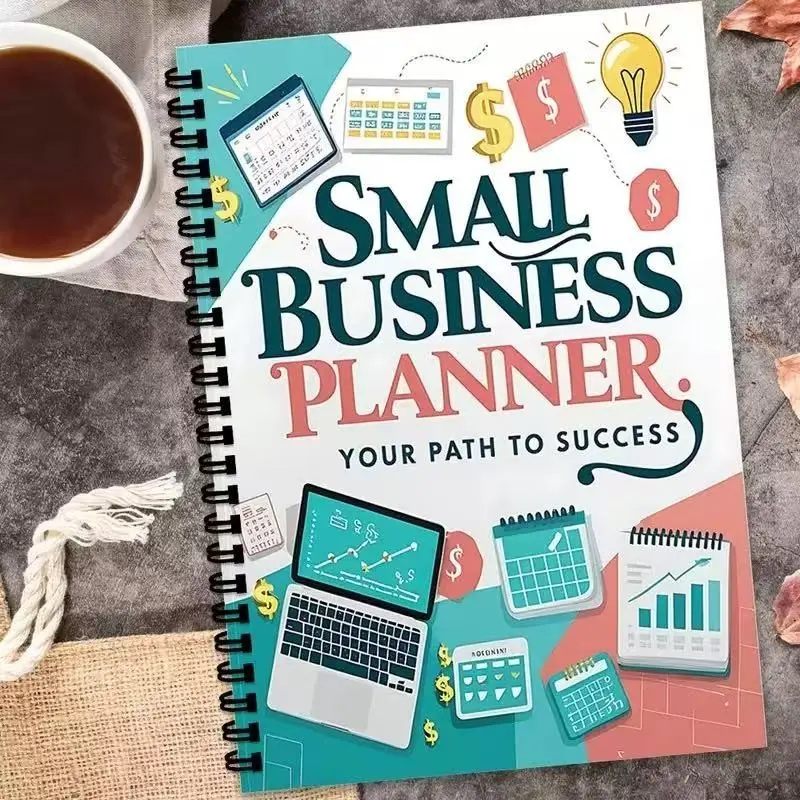 Small Business Organizer Notebook, Essential Tool for Entrepreneurs, Simplify Tasks, Boost Efficiency, Must-Have Planner for Small Businesses