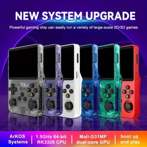 Portable Retro Handheld Game Console, 3.5-Inch IPS HD Screen, 64GB Storage, over 40,000 Games, Long Battery Life, for Teens and Adults