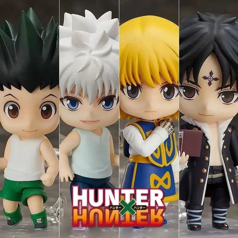 10cm HUNTER×HUNTER Chrollo Lucilfer Kurapika GON FREECSS Killua Zoldyck HUNTER Hisoka Action figure toys Christmas gift