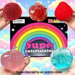 5-piece blind box maltose stress relieving gummy toy, creative slow rebound gummy, party gift set, gummy sensory gummy
