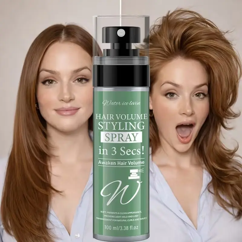 3 Secs Building Styling Spray, Texturizing Spray, Textured, Lightweight, Oil-Free Formula for Fine, Soft Flat Hair for Long-Lasting Lift And Hold
