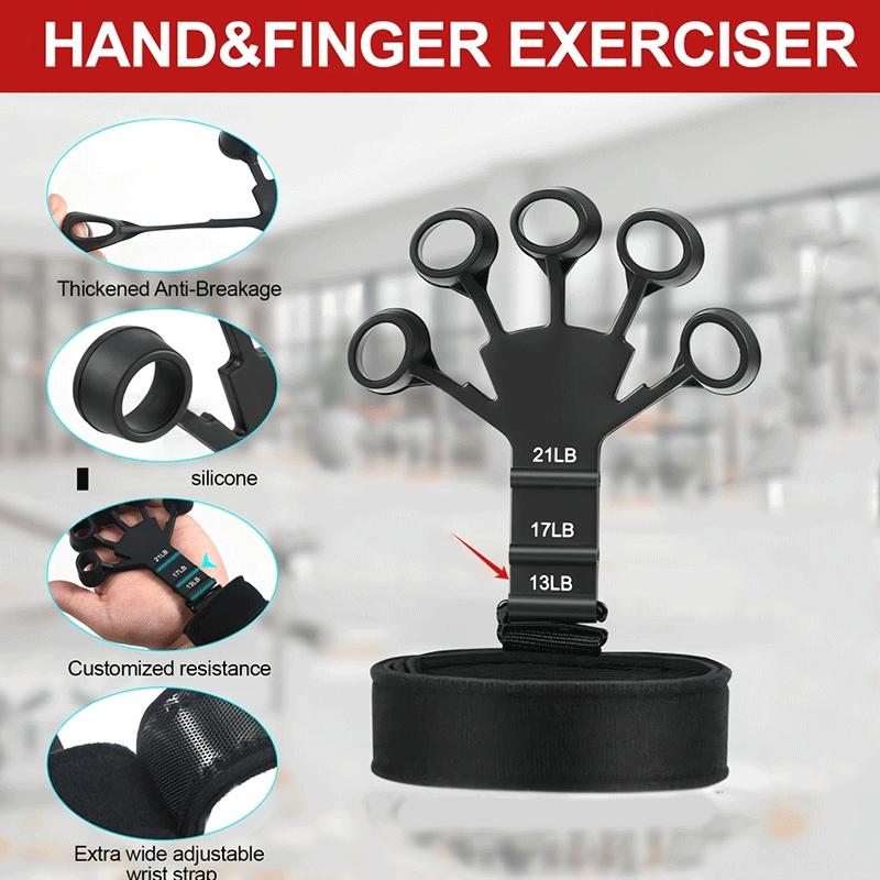 5-Piece Strength Training Machine Set, Finger Exercise, Grip Strength, Hand Extension, Pressure Relief Ball, Forearm Ring, Muscle Training, Hand Grip Strengthener, Finger Exerciser, Strength Training Equipment, Home Workout Equipment