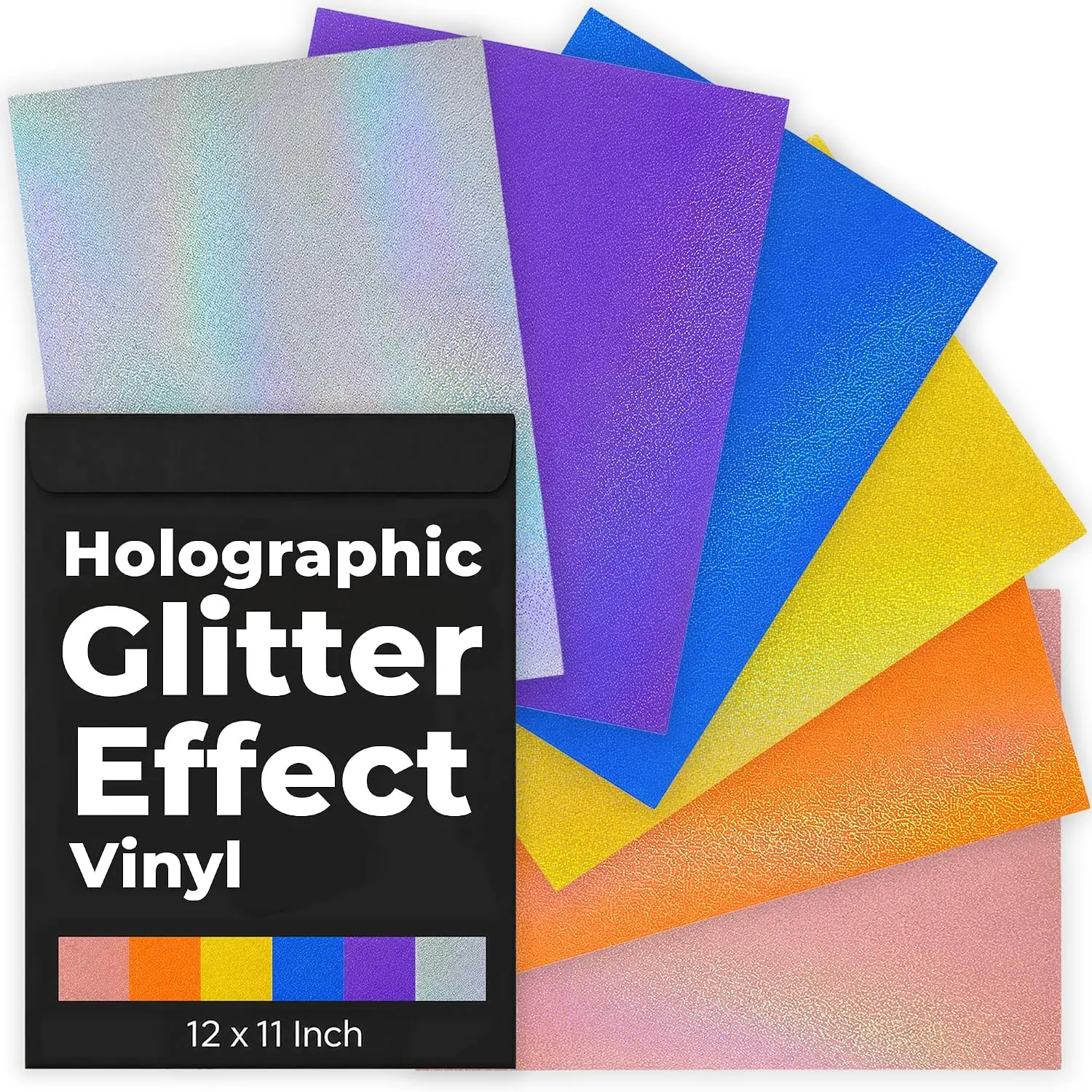 Frosted Vinyl for Glass [12in x 11in] Compatible with Cricut, Silhouette and . Permanent Adhesive White Translucent Etched Glass Vinyl [Pack of 10]