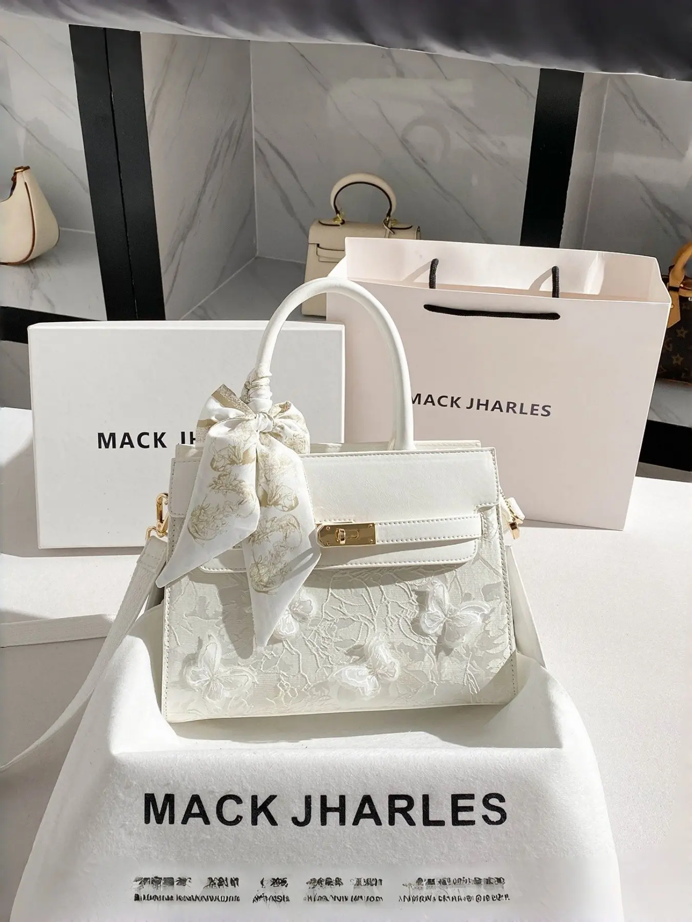Butterfly Embroidered Kelly Bag, High-End Large Capacity Handbag, Commuter Crossbody Bag, Daily Commute Bag, Lace Butterfly Kelly Bag, Light Luxury Women's Bag, Fashionable Handbag, Casual Commuting Handbag, Daily Commuting Bags