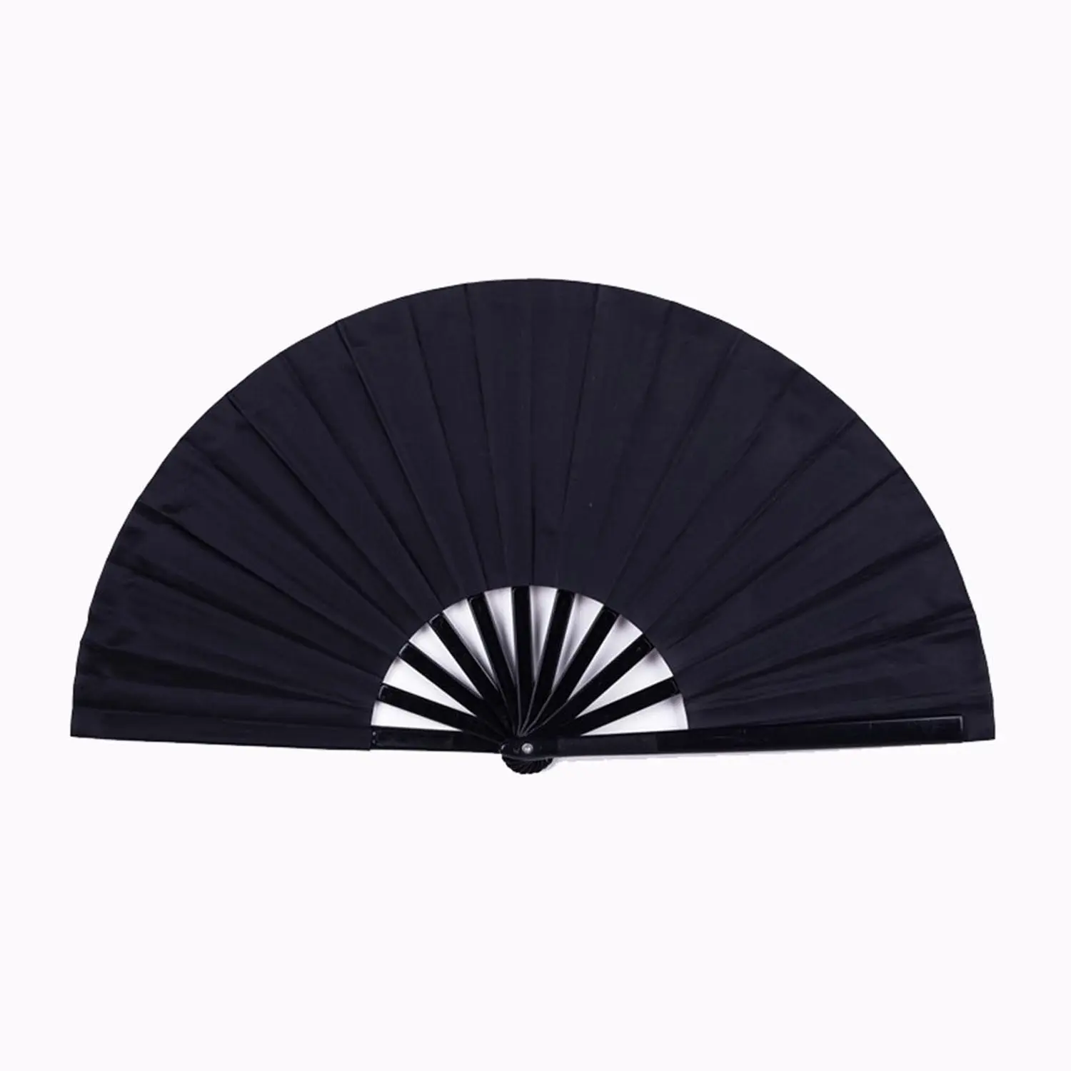 13 Inch Classic Kung Fu Fan, Bell Sound Folding Plastic Fan, Folding Hand Fan, Ideal for Tai Chi, Chinese Dance, Martial Arts, Home Decor, Summer Cooling, Photography Props