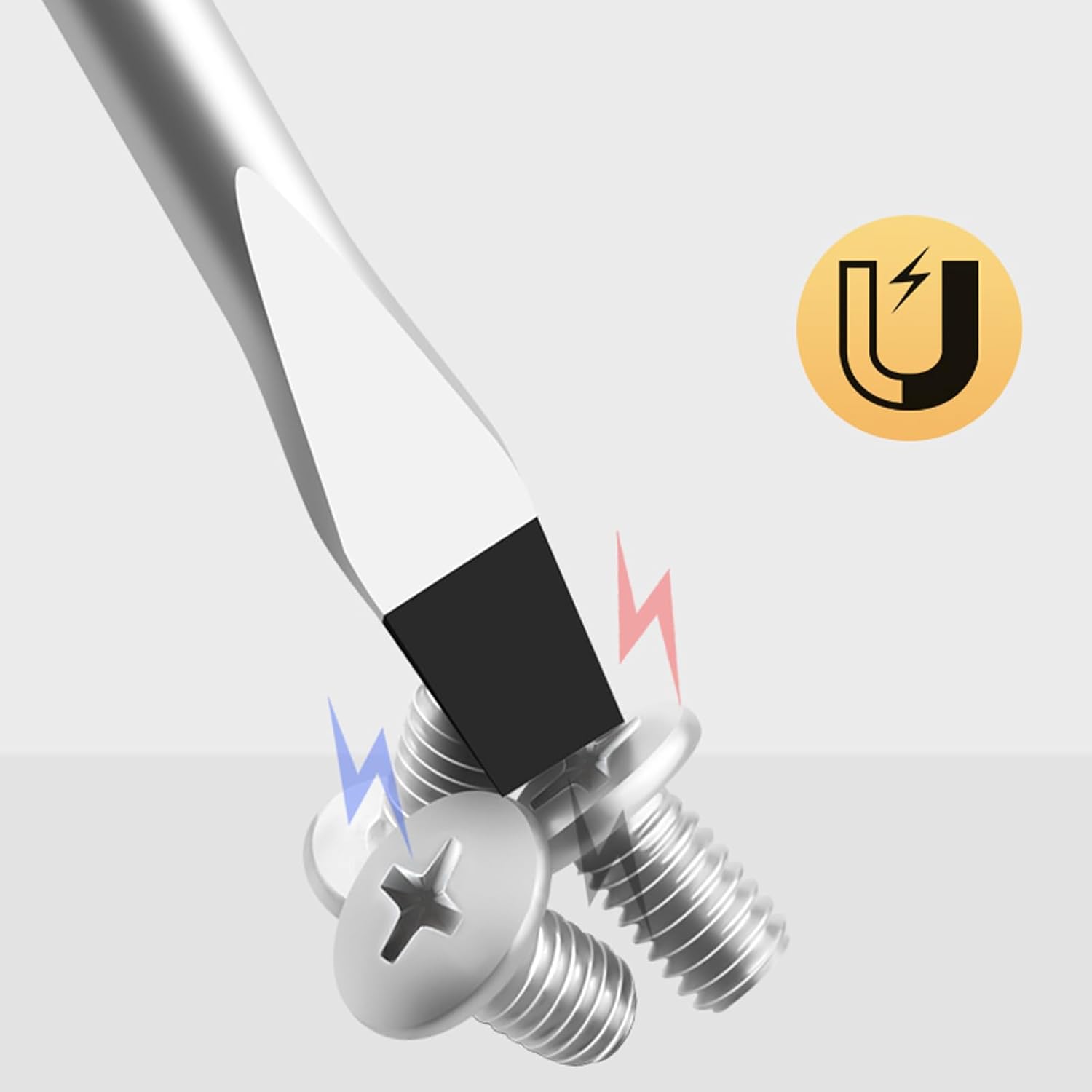 4 Inch  Set Phillips and Slotted, 2 Pack  Screwdrivers Set Flat     Cushion-Grip Handles Non-Slip Screwdrivers