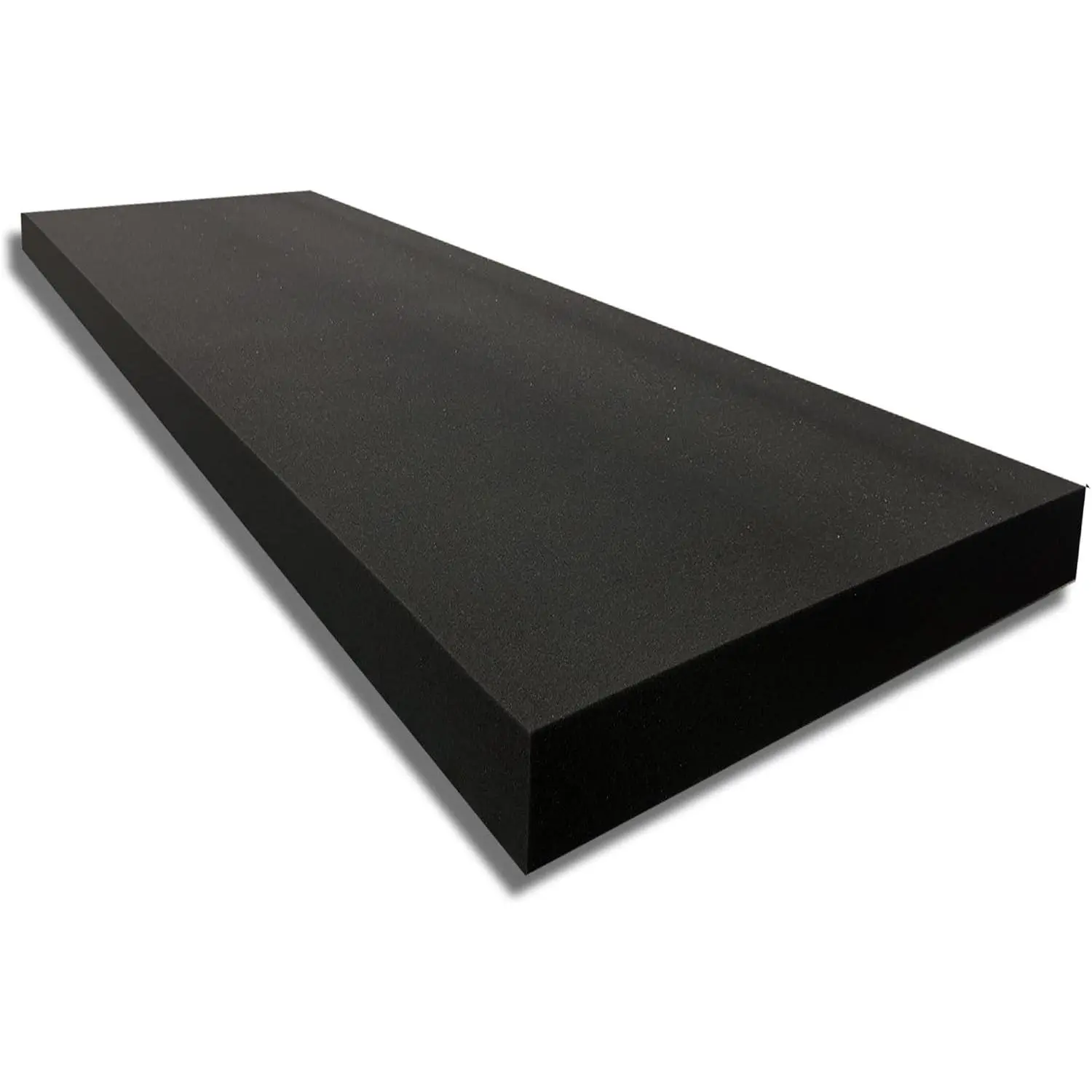 1" Thick, 30" Wide x 72" Long Charcoal High Density Foam, Ideal for Couch Cushion, Bench Cushion, Seat Replacement, Wheelchair Seat Cushion and More