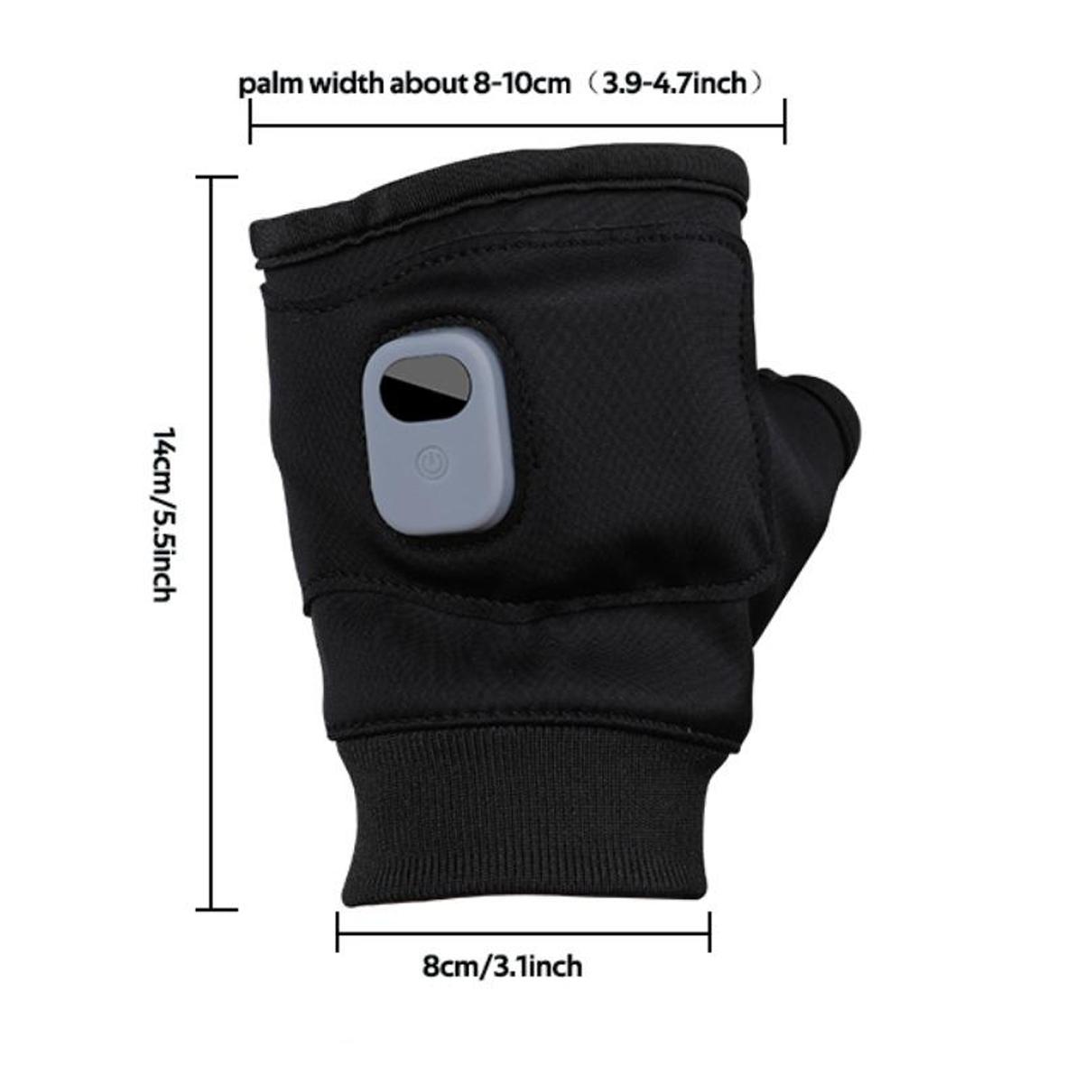 Digital Heating Gloves with Three Temperature Settings (45°C, 50°C, 55°C), 1800mAh Large Battery Heated Gloves with Type-C Fast-Charging & Manual Adjustment Digital Heating Gloves with Three Temperature Settings (45°C, 50°C, 55°C), 1800mAh Large Battery Heated Gloves with Type-C Fast-Charging & Manual Adjustment