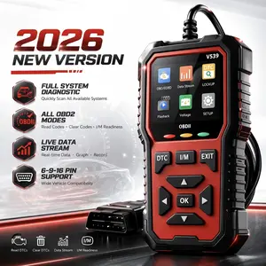 Advanced Obd2 Reader/diagnostic Tool, Fast Processing Chip, Supports 10 Languages, Compatible with Most Obd2 Vehicles Post-1996