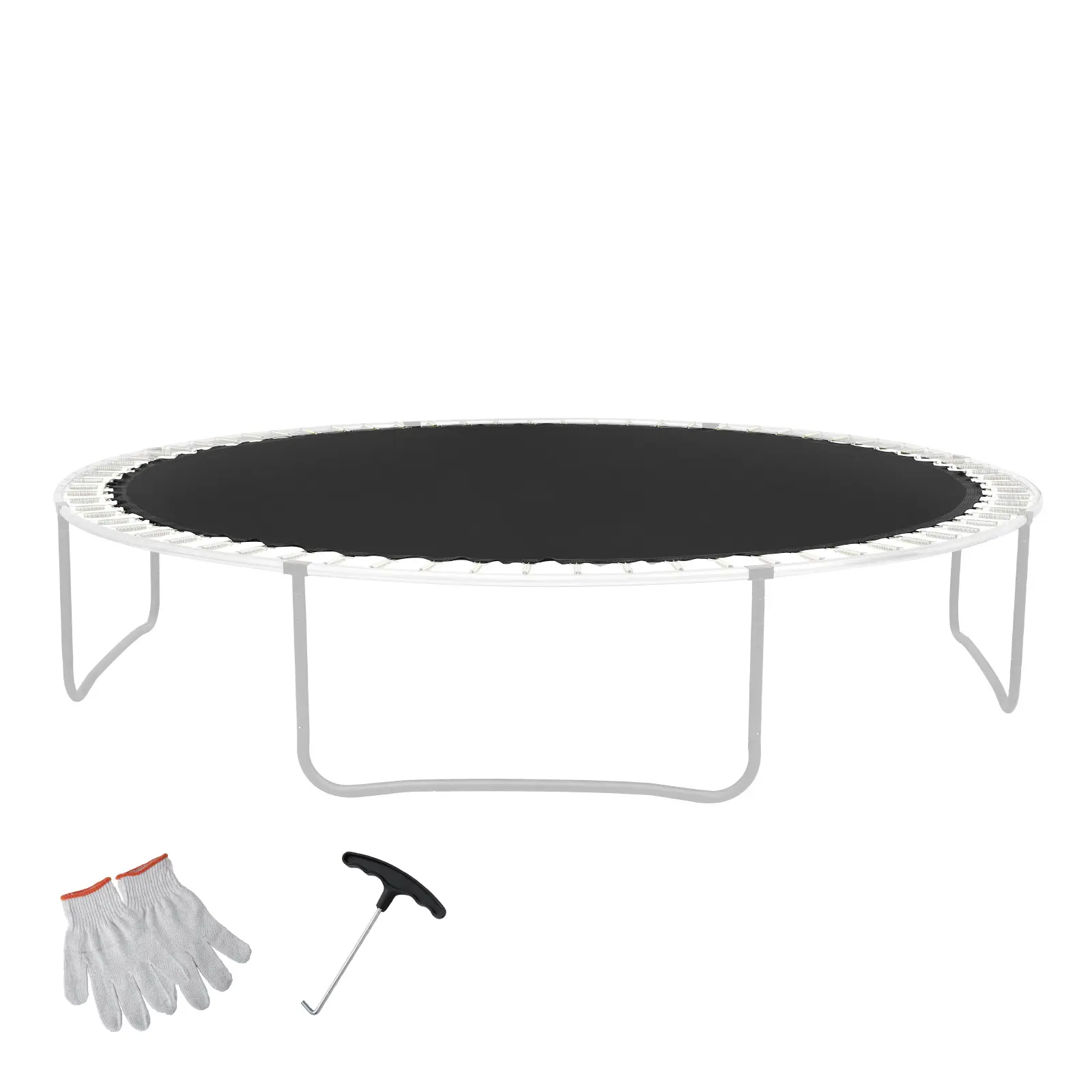 Replacement Trampoline Mat, Jumping Mat Fits 14 ft Frame, How to Measure, Included Installation Tools