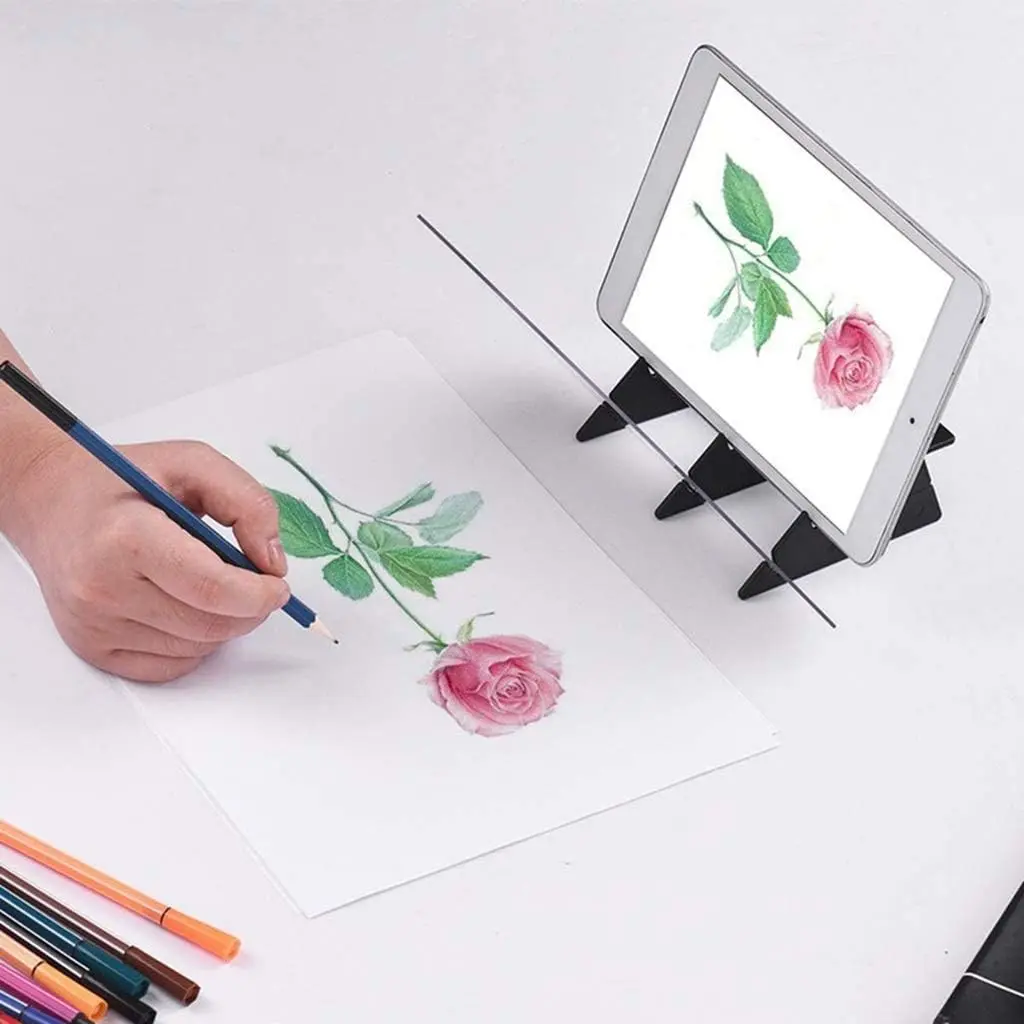 Painting Projector, DIY Optical Drawing Board, Zero-Based Drawing Mold, Mirror Image Reflection Projector